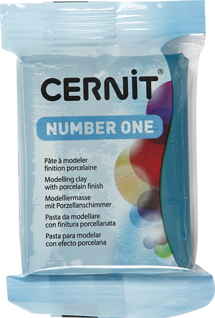 Cernit - Ler - Number One - Blå - 230 - 56 G