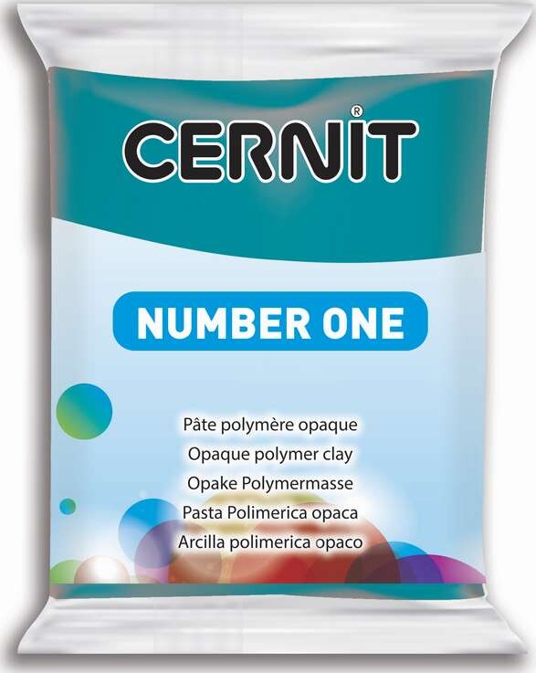Cernit - Ler - Number One - Blå - 230 - 56 G