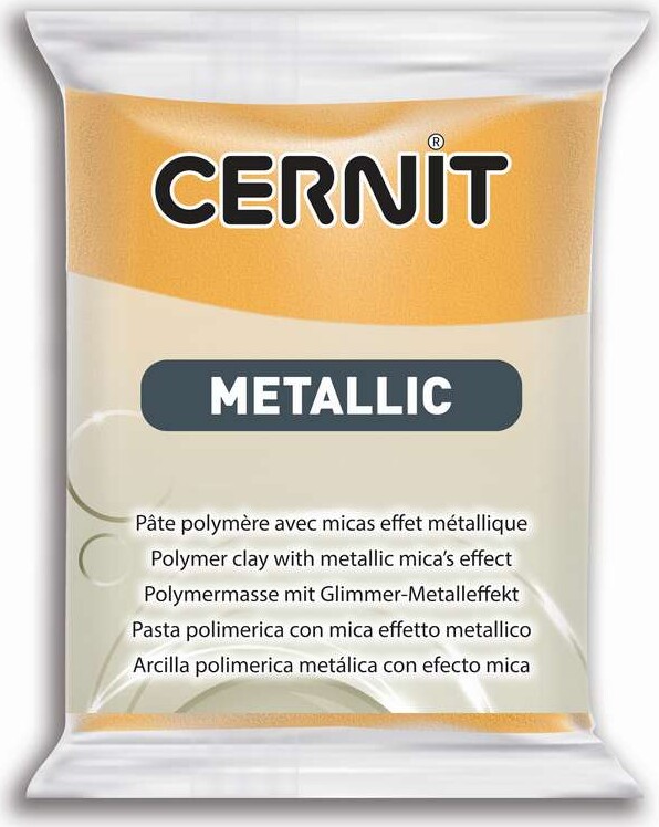 Cernit - Ler - Metallic - Guld - 050 - 56 G