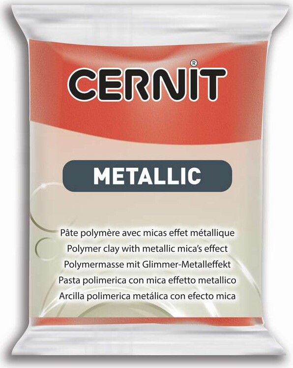 Cernit - Ler - Metallic - Kobber - 057 - 56 G
