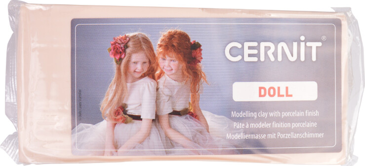 Cernit - Modellervoks - Doll - Rosa Beige 500 G billede