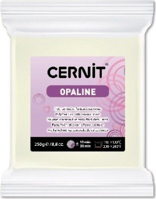 Cernit - Modellervoks - Opaline - Hvid 250 G billede