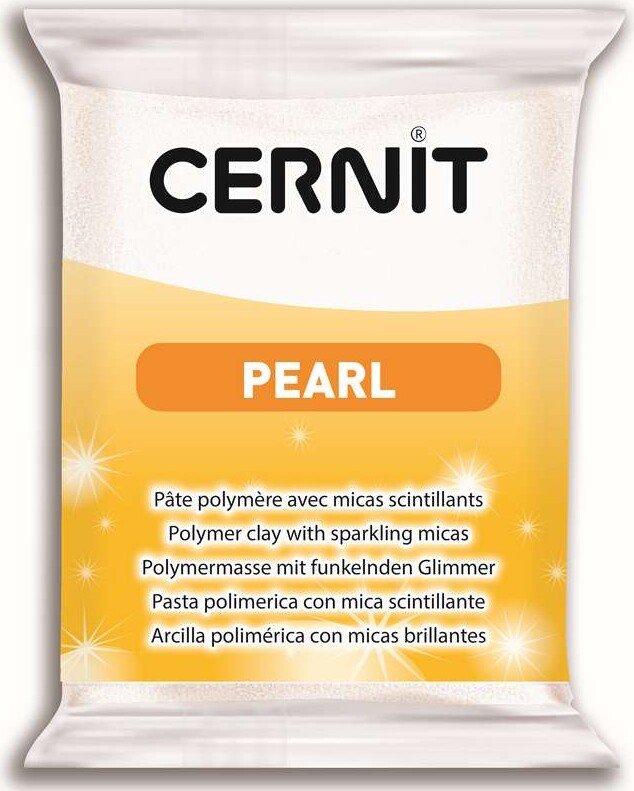 Cernit - Ler - Pearl - Perlemor Hvid - 085 - 56 G