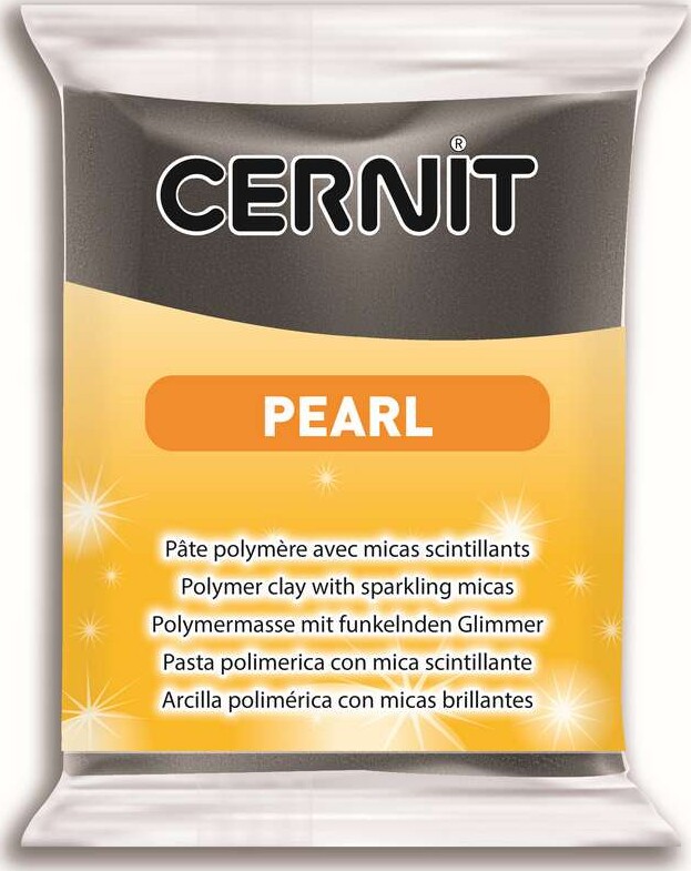 Cernit - Ler - Pearl - Perlemor Sort - 100 - 56 G