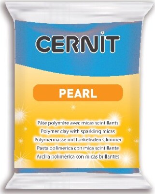 Se Cernit - Ler - Pearl - Perlemor Blå - 200 - 56 G hos Gucca.dk
