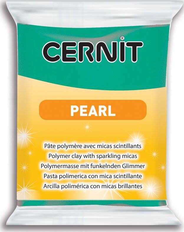 Cernit - Ler - Pearl - Perlemor Grøn - 600 - 56 G