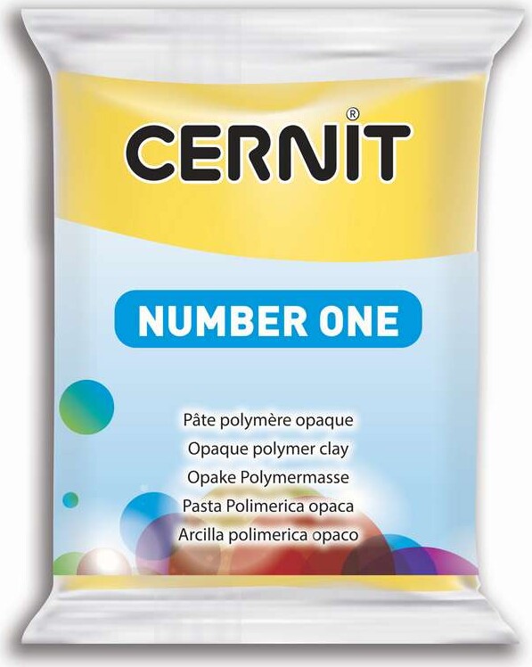 Cernit - Ler - Number One - Gul - 700 - 56 G