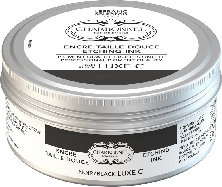 Se Charbonnel - Etching Ink - Tryksværte - Luxe C Black 200 Ml hos Gucca.dk