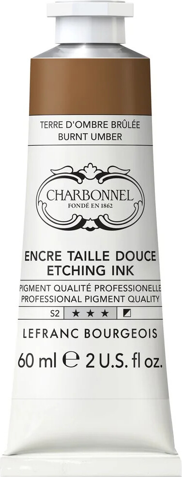 Charbonnel - Etching Ink - Tryksværte - Burnt Umber 60 Ml