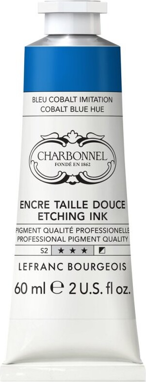 Se Charbonnel - Etching Ink - Tryksværte - Cobalt Blue 60 Ml hos Gucca.dk