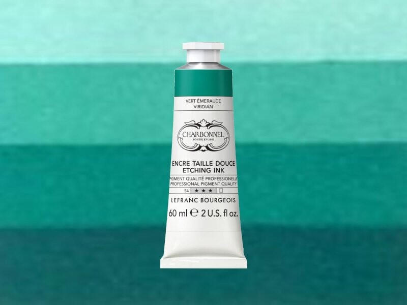 Charbonnel - Etching Ink - Tryksværte - Emerald Green 60 Ml