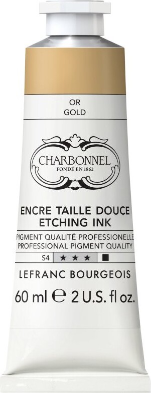 Billede af Charbonnel - Etching Ink - Tryksværte - Guld 60 Ml