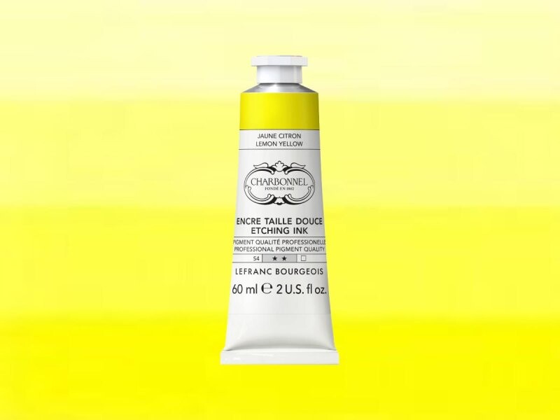 Se Charbonnel - Etching Ink - Tryksværte - Lemon Yellow 60 Ml hos Gucca.dk