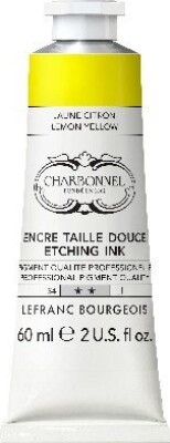 Charbonnel - Etching Ink - Tryksværte - Lemon Yellow 60 Ml