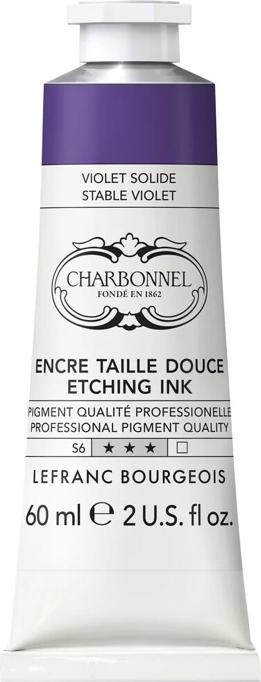 Charbonnel - Etching Ink - Tryksværte - Permanent Violet 60 Ml