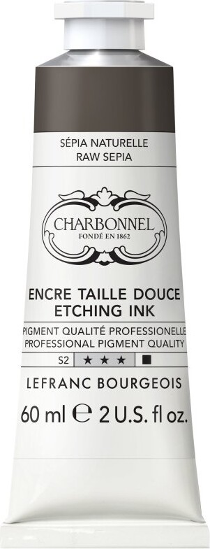 Billede af Charbonnel - Etching Ink - Tryksværte - Raw Sepia 60 Ml