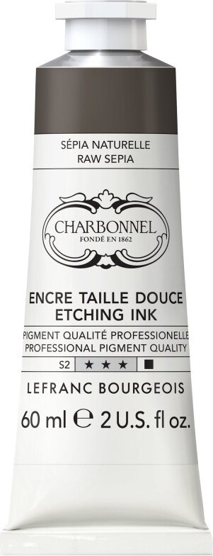 Se Charbonnel - Etching Ink - Tryksværte - Raw Sepia 60 Ml hos Gucca.dk