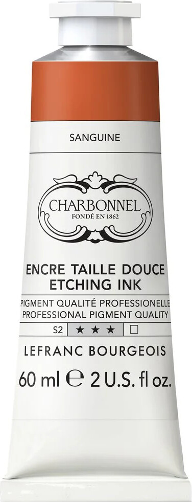 Charbonnel - Etching Ink - Tryksværte - Sanguine 60 Ml