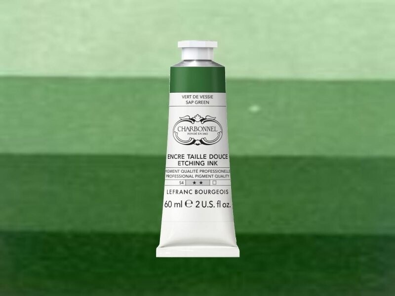 Billede af Charbonnel - Etching Ink - Tryksværte - Sap Green 60 Ml