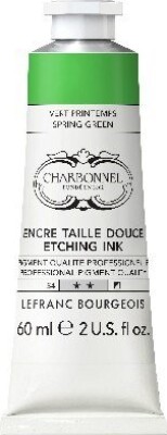 Charbonnel - Etching Ink - Tryksværte - Spring Green 60 Ml