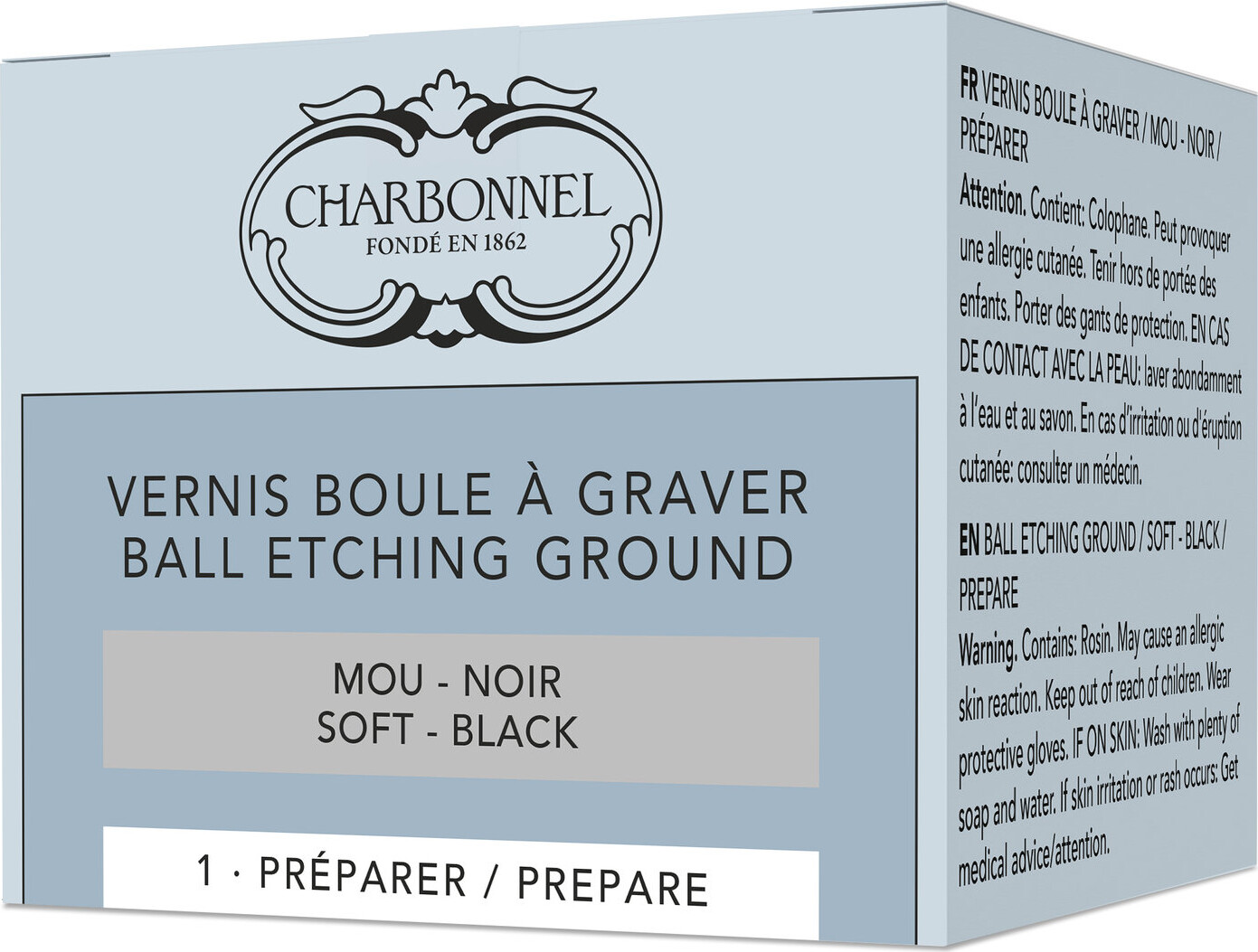 Charbonnel - Ball Etching Ground - Black