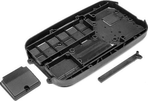 Billede af Chassis Tub W/reciever Box Lid & Wire Cover - Mv29026 - Maverick Rc