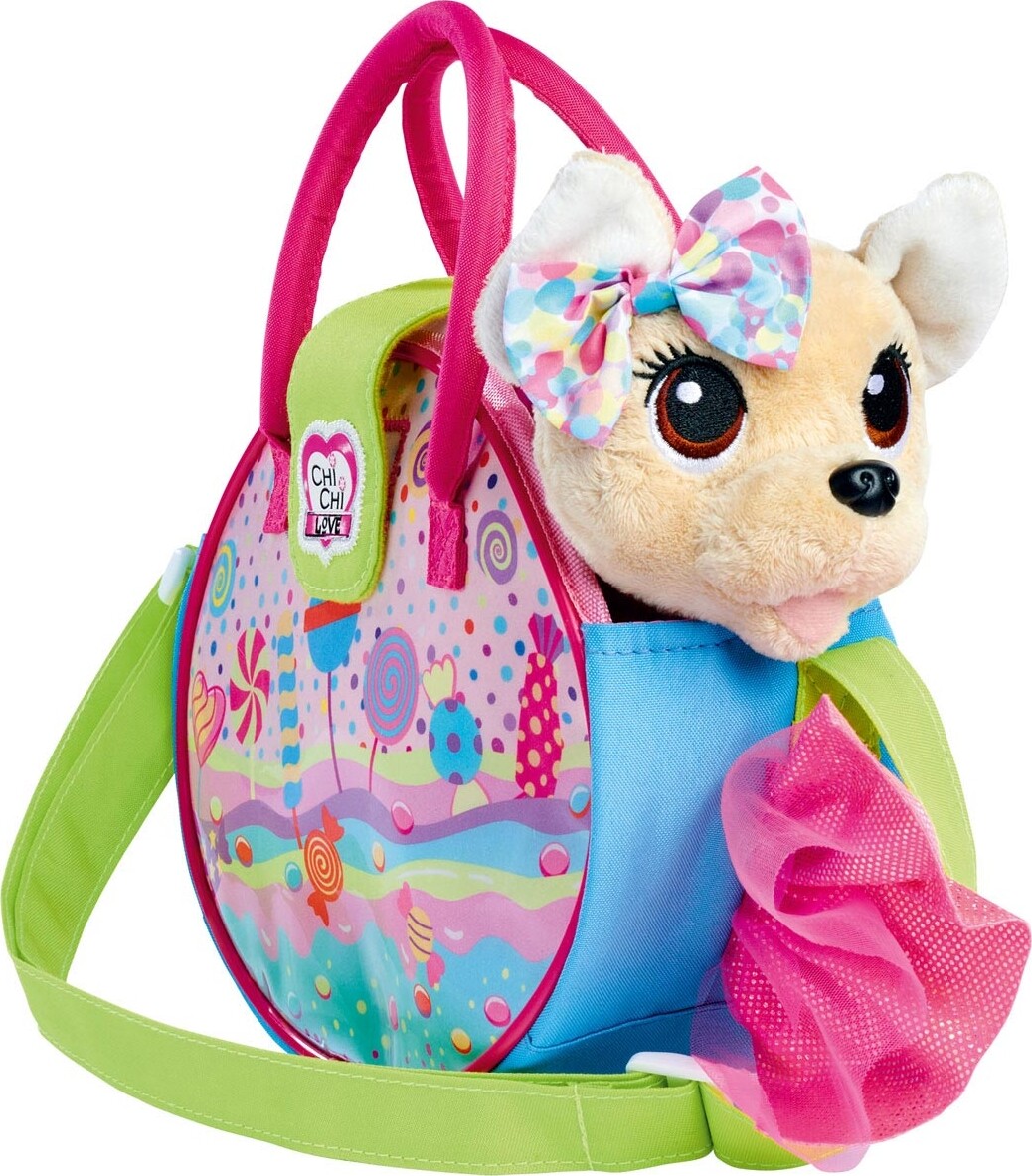 Chi Chi Love - Chihuahua Hundehvalp Bamse I Taske - Sweetest Candy - 20 Cm