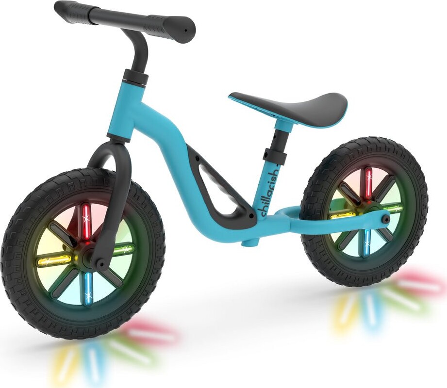 Chillafish - Glow 10'' Balance Bike With Light Up Wheels - Sky (cpch02sky)