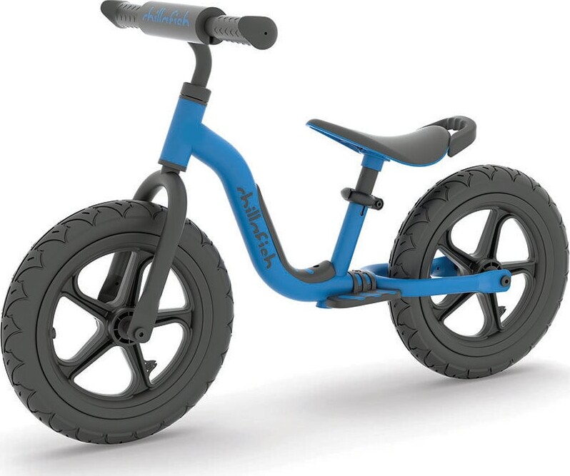 Chillafish - Sport 12 Letvægts-balancecykel Med Rubberskin Dæk - Marineblå, 1,5-4 år