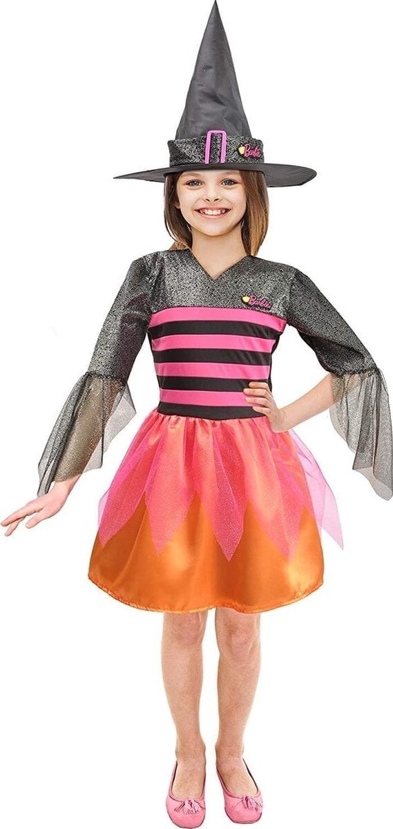 Hekse Kostume - Barbie - 4-5 år
