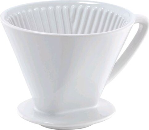 Cilio kaffetragt i porcelæn - Hvid