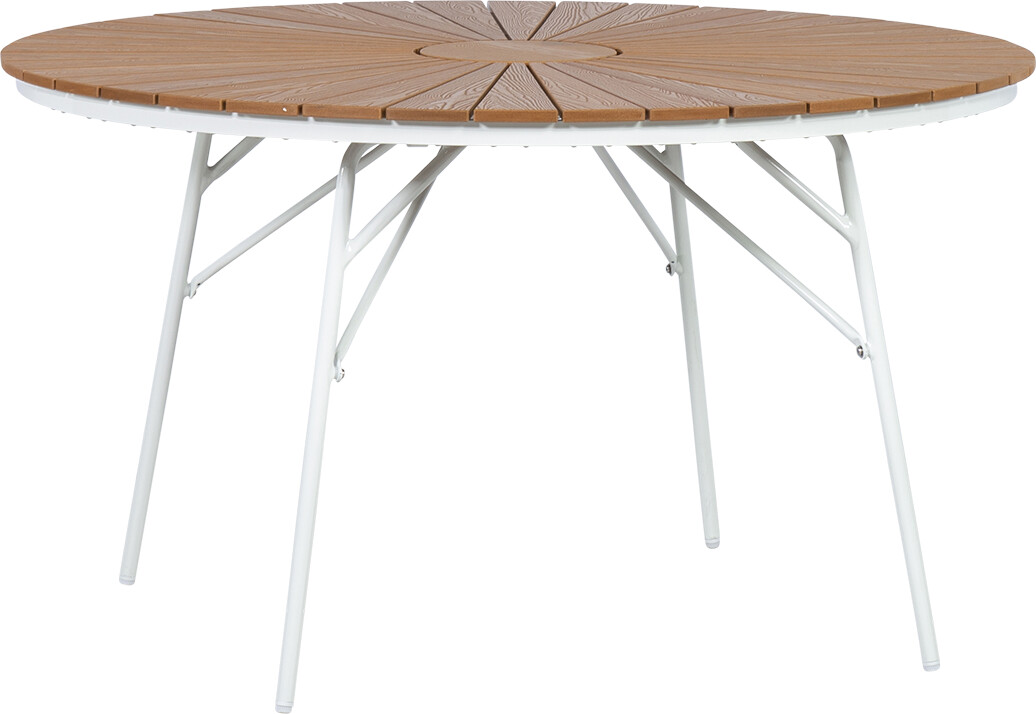 Cinas - Havebord - Polywood - Hard & Ellen - Hvid - 130 Cm