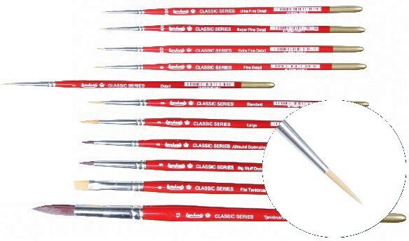 Se Leonhardy - Classics: Detail Brush Pensel (Size 1) - WIT-429004 hos Gucca.dk