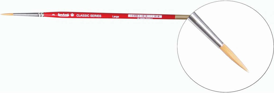 Pensel Med Mårhår - Classic Large 3 - Leonhardy