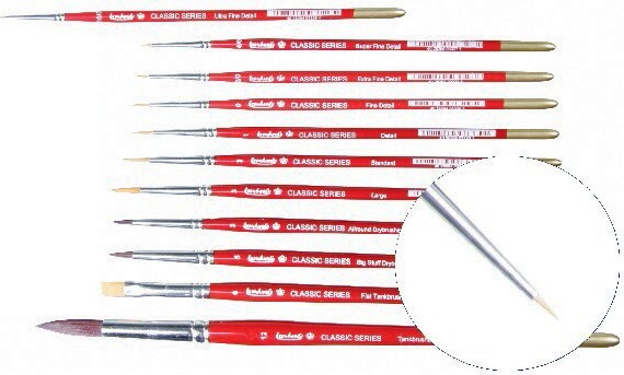 Se Leonhardy - Classics: Ultrafine Detail Brush Pensel (Size 10/0) - WIT-429007 hos Gucca.dk