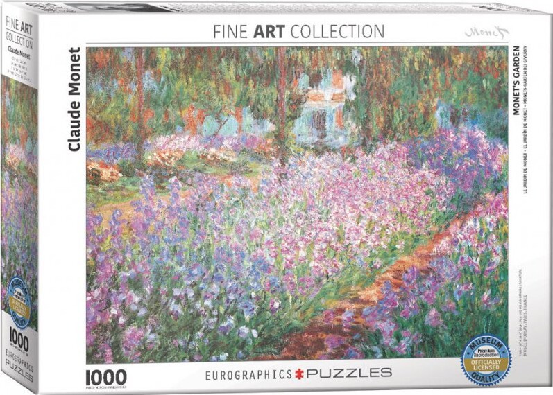 Puslespil Med 1000 Brikker - Claude Monet's Have