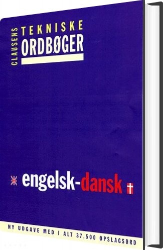 Clausens Tekniske Ordbøger, Engelsk-dansk - Bog
