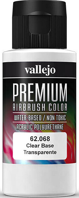 Vallejo - Premium Airbrush Maling - Clear Base 60 Ml