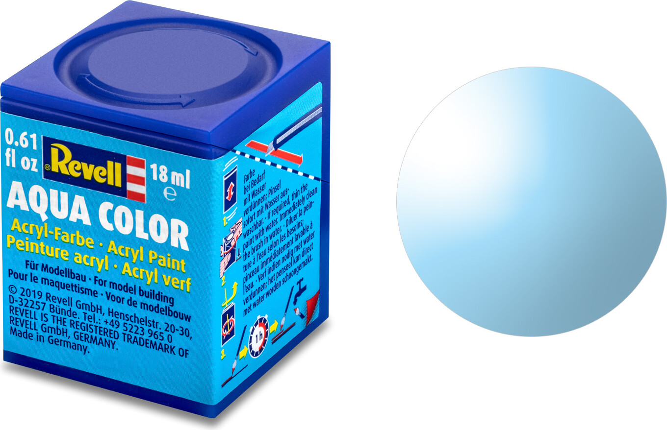 Se Revell - Maling - Aqua Color Clear Blue Acrylic - 18 Ml - 36752 hos Gucca.dk
