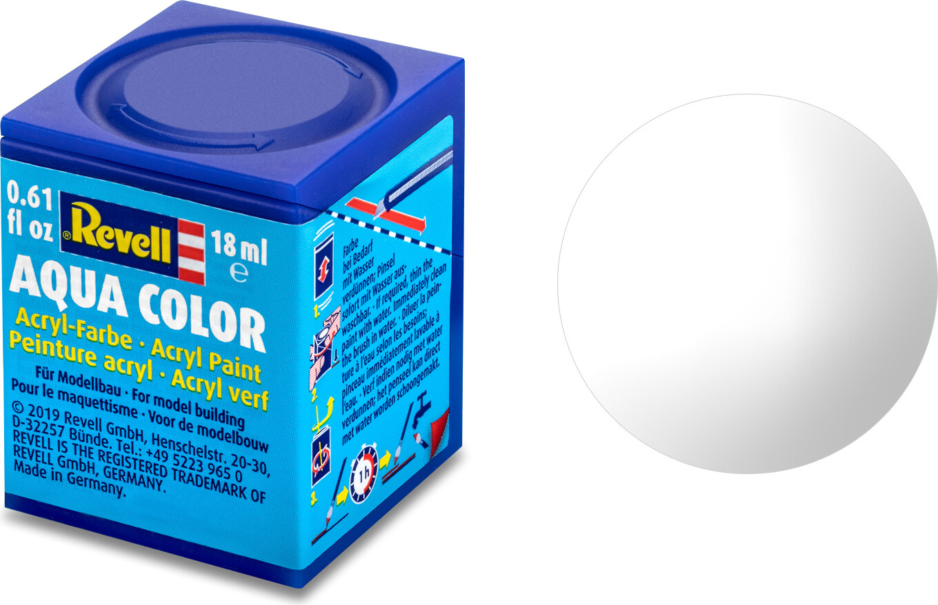 Revell - Maling - Aqua Color Clear Gloss Acrylic - 18 Ml - 36101