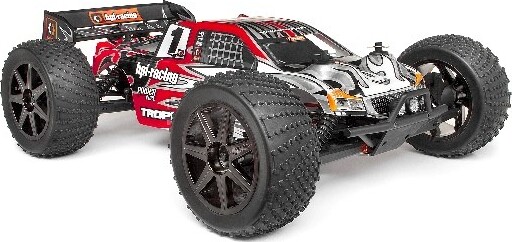 Billede af Clear Trophy Truggy Body W/window Masks And Decals - Hp101779 - Hpi Racing