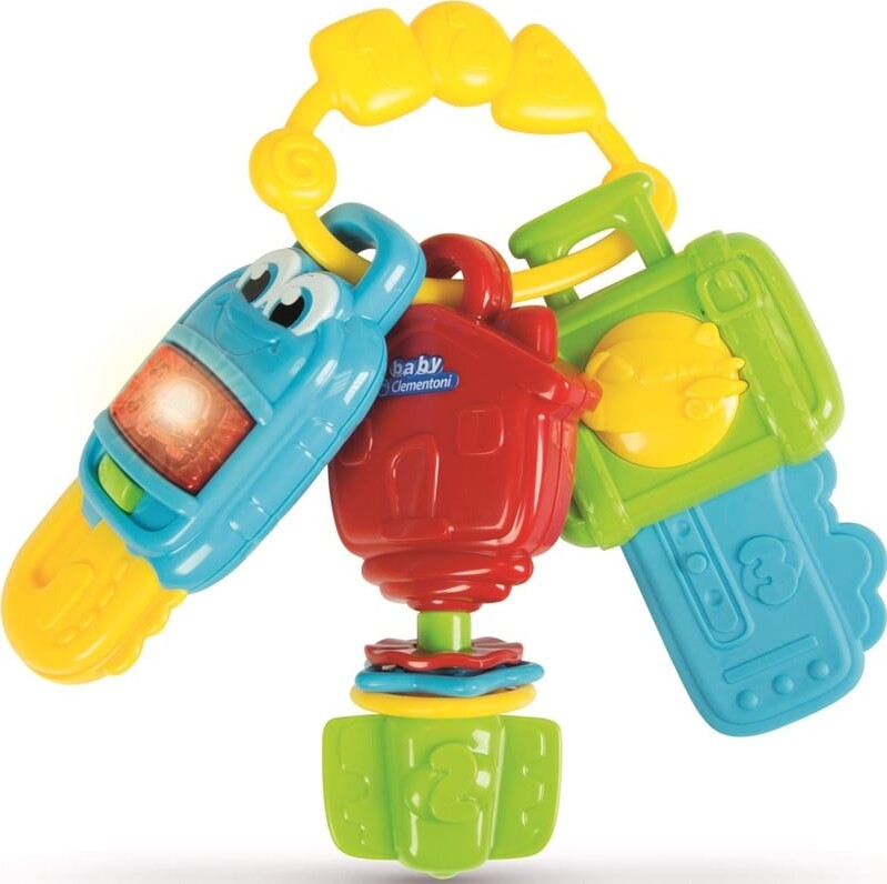 Billede af Legetøjs Nøgler Med Lyd Og Lys - 3 Stk - Clementoni Baby
