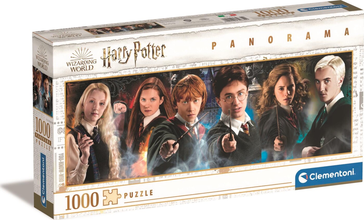 Billede af Harry Potter Puslespil - Panorama - 1000 Brikker - Clementoni hos Gucca.dk