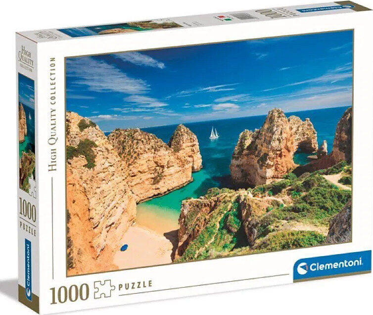 Clementoni Puslespil - Algarvekysten - High Quality - 1000 Brikker
