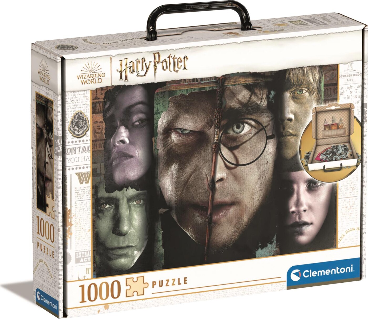 Billede af Harry Potter Puslespil I Kuffert - 1000 Brikker - Clementoni