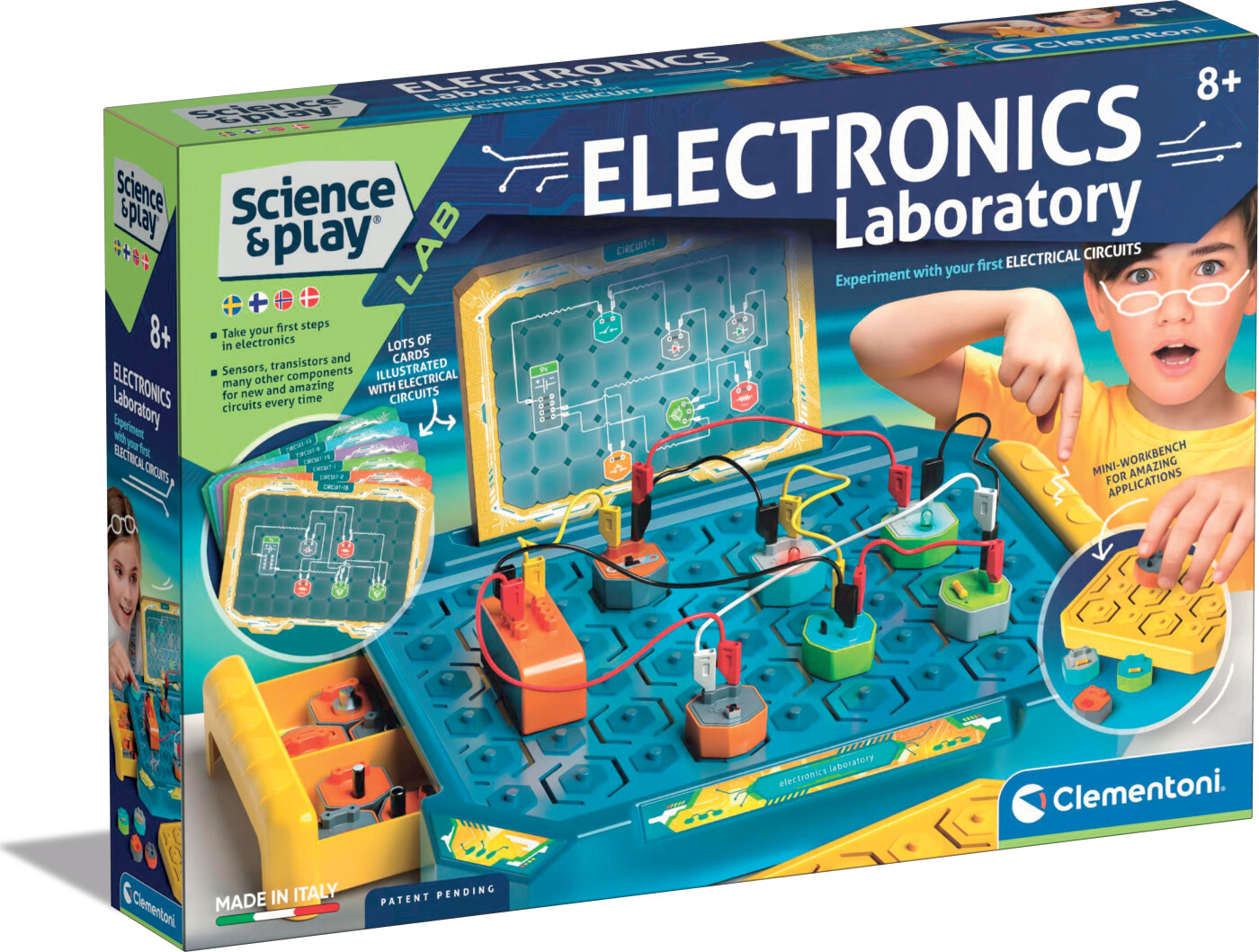Clementoni - Science & Play Legesæt - Elektronik Laboratorium