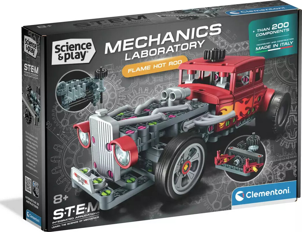 Clementoni Science & Play Mechanics Lab Flame Hot Rod896