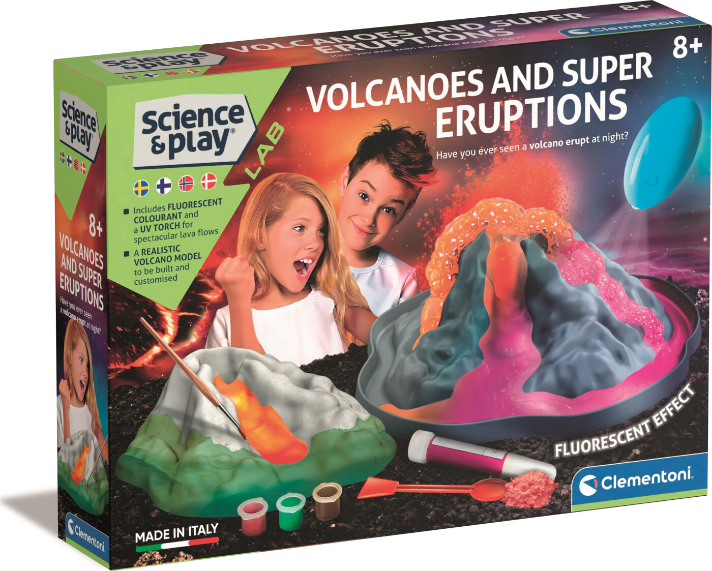 Se Clementoni Science & Play - Vulkaner Eksperiment Legetøj hos Gucca.dk