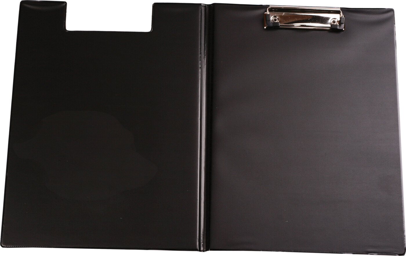 Clipboard A4 - Dobbelt - Sort - Centrum
