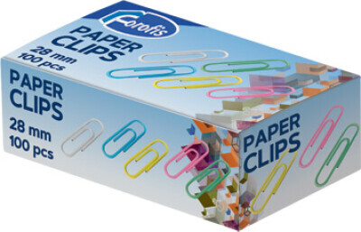 Clips 25 Mm - Plastovertrukne - 100 Stk - Centrum